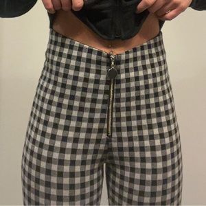 Zara Gingham Leggings XS